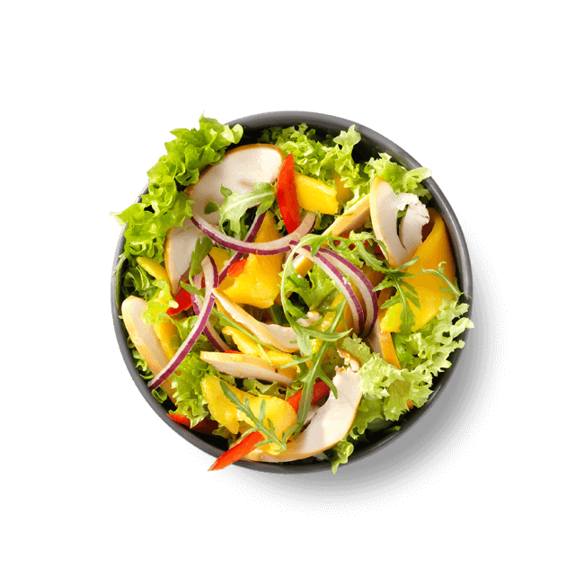 Fresh green salad